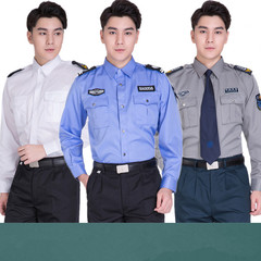 Security officer shirt new style high-quality cotton security shirt police officer long sleeve short sleeve shirt summer security officer uniform factory wholesale
