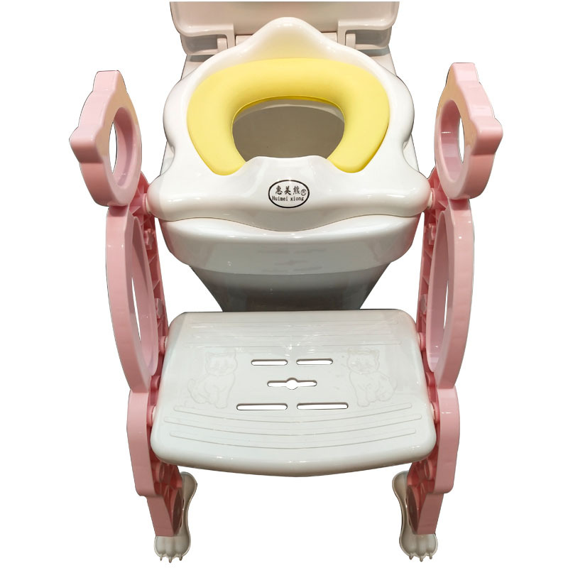 跨境 方型马桶用可折叠阶梯式软垫楼梯坐便器 辅助宝宝儿童马桶梯|ms