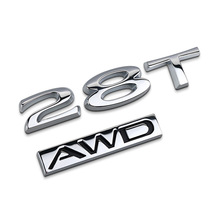 适用别克新款昂科威昂科拉28T车标AWD车贴改装车贴金属尾箱盖字标
