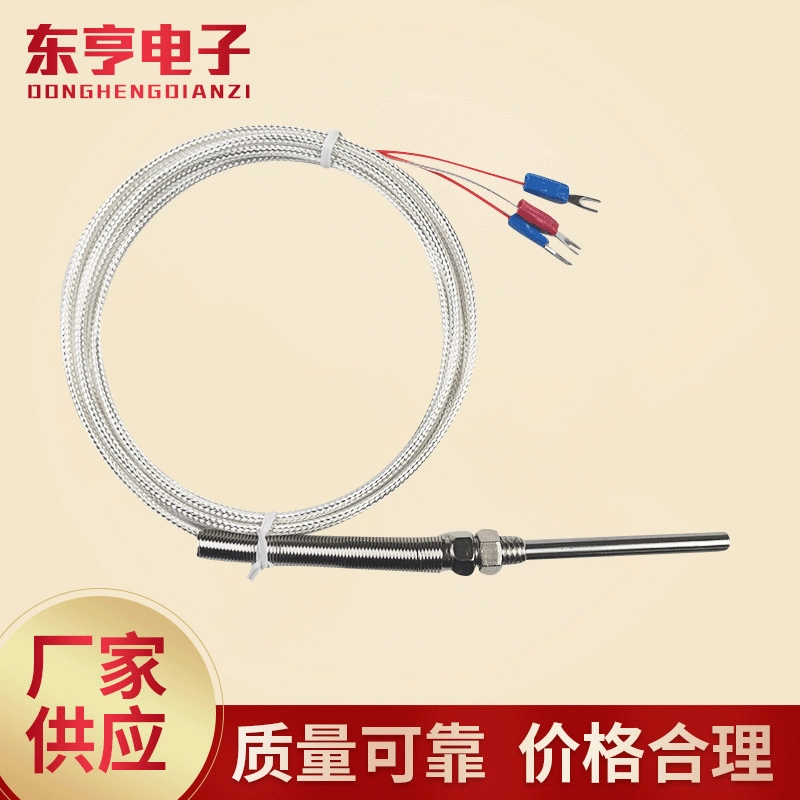 Стержневой Тип Тефлоновая проволока термостойкость Термопара типа K антикоррозийный, устойчивый к кислотам и щелочам датчик температуры для гальванической химической промышленности