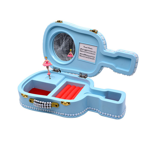 Guitar Music Box Children's DIY Violin Cream Glue Accessories Violin Music Box Handmade DIY Material Pack