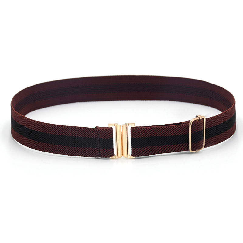 Banda elástica kindergarten lona niños y niñas entrenamiento militar niños estudiante cinturón elástico ancho de la correa 2,5 ajustable