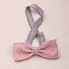 Children's cute hair accessory with bow, burgundy headband, wholesale