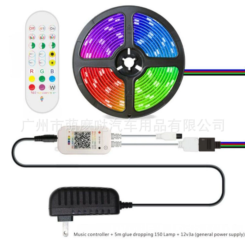 Светодиодная лента LED SMD5050 RGB, 30 светодиодов/м, водозащита и управление Wi‑Fi