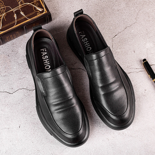 Cowhide leather shoes men's business formal shoes casual leather shoes men's cowhide versatile men's shoes drop shipping