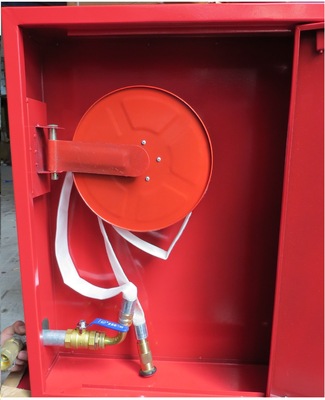 红色轻便消防水龙箱消火栓箱水龙卷盘