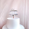 New product Happy Birthday double love acrylic cake account