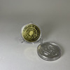 Tarot Book Wish Coin Lucky Coin Lucky Feng Shui Coin Gold Sun Moonlight Lucky Fengri Strust Memorial Coin