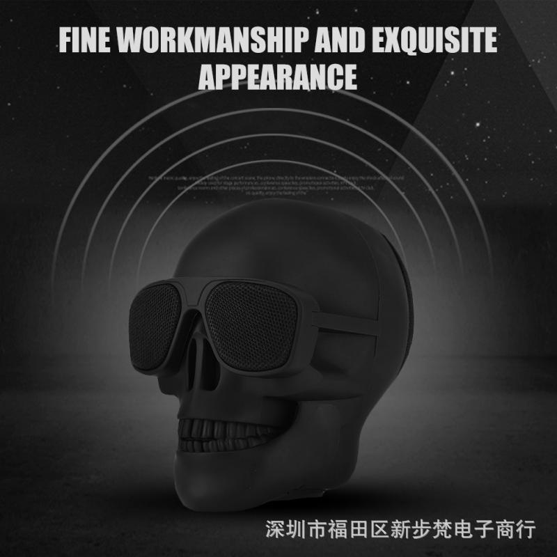 New creative audio skull head outdoor po...