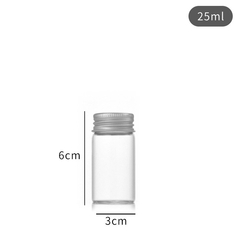 Tubo recto de tracción engrosada botella de vidrio transparente logotipo imprimible 10ml 50ml subbotella 110ml de reactivo