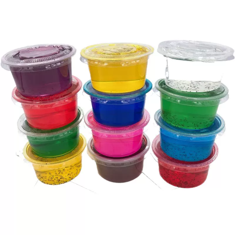 一元两元批发起泡胶大盒套装便宜成品史莱姆水晶泥胶儿童玩具软陶