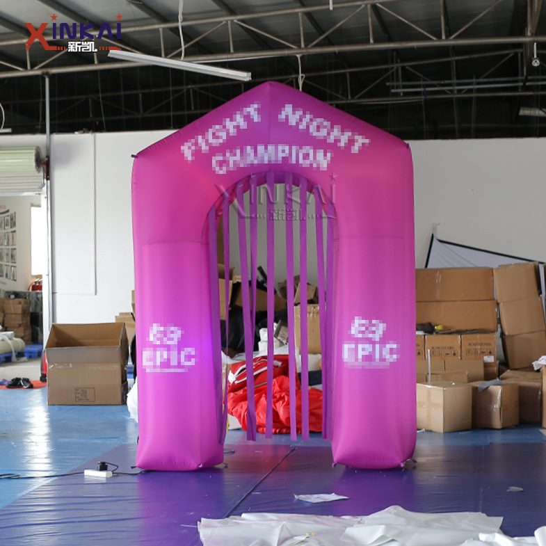 来图可定制印刷LOGO充气拱门 LED灯光拱门 活动宣传定制拱门款式