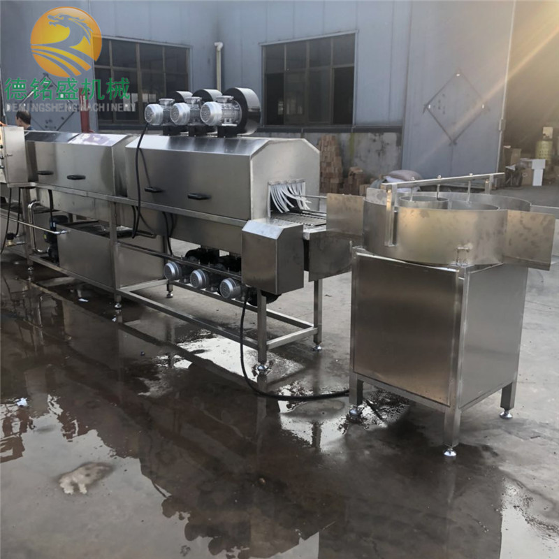 摆瓶输送理瓶机 鱼罐头洗罐机 牛肉马口铁罐玻璃瓶洗瓶机