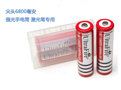 18650 rechargeable battery large capacity 3.7V/4.2V6800mah small fan radio flashlight battery