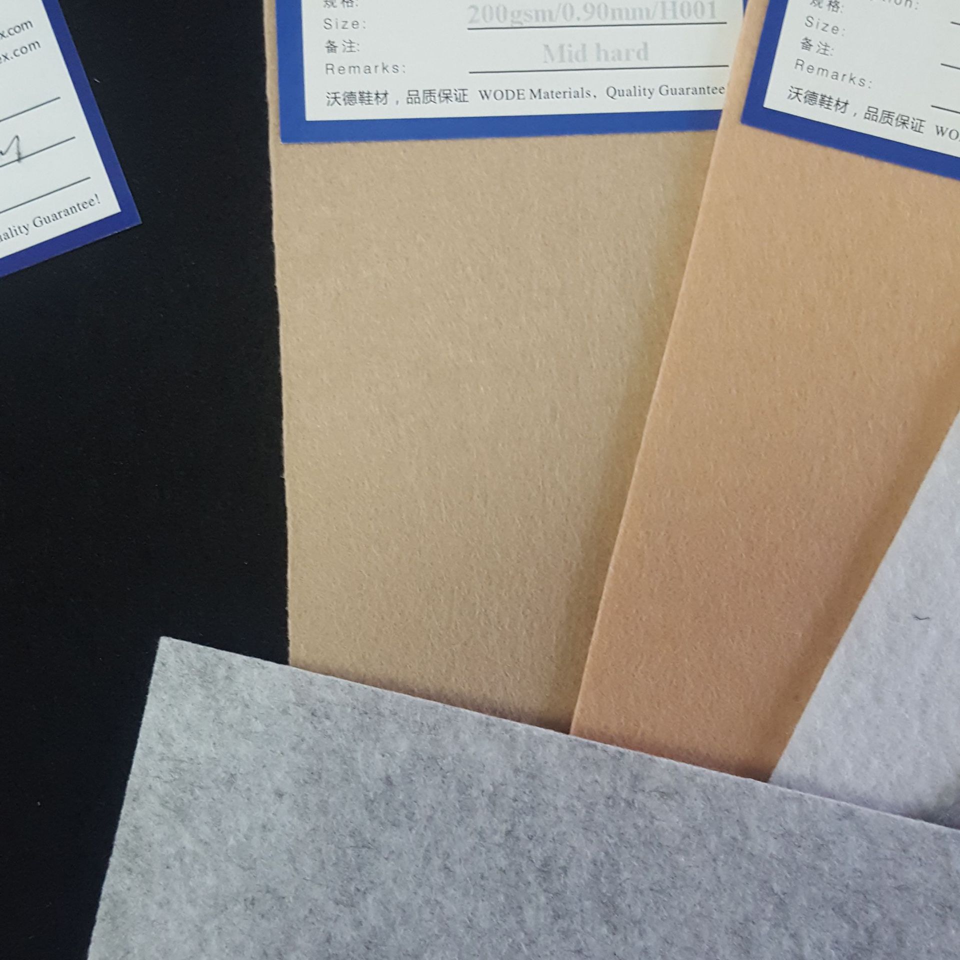 厂家直销 沃德鞋材供应 针刺无纺布高密度PK布