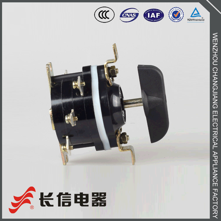 长信电器HZ10D-25/3万能转换开关板后电源线路切换电动机控制开关
