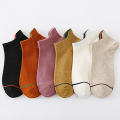 Spring/Summer Back-Heel Foot Protection Women's Low-Cut Socks | Casual Solid-Color 3D Ear Socks for Women | Anti-Chafing Cotton Socks – Manufacturer