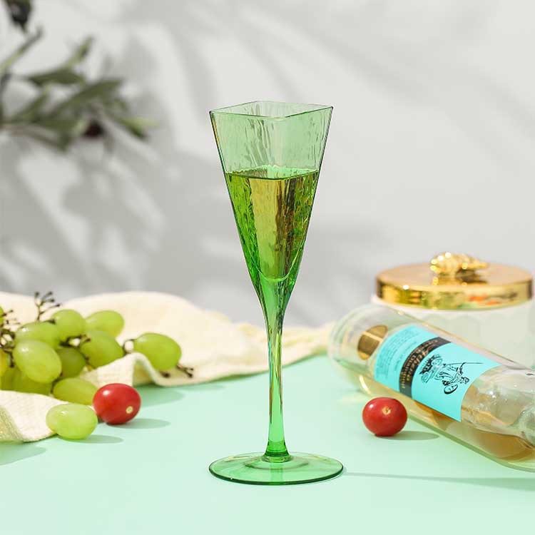 스퀘어 샴페인 글라스