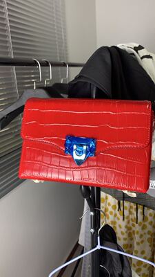 直播专享价格女士包包红色