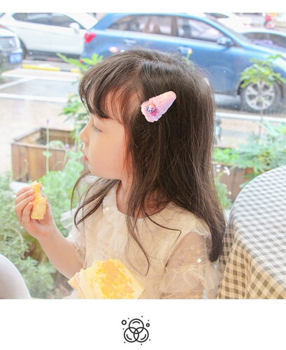 Winter children's hair clips, cartoon baby clips, all-inclusive, non-harmful, cute children's hair clip set wholesale
