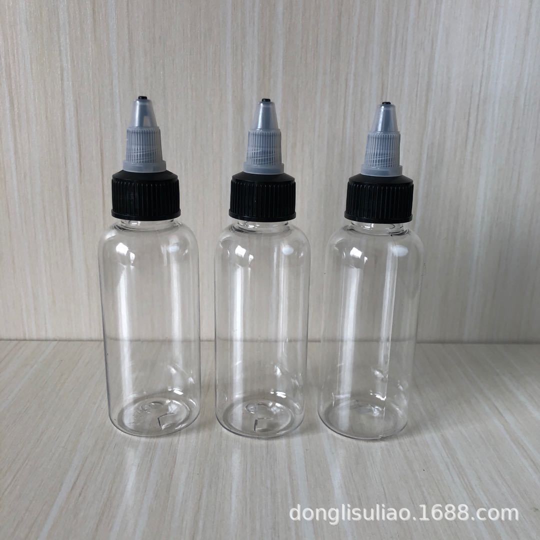 Transparent ink bottle 30ml pointed mout...