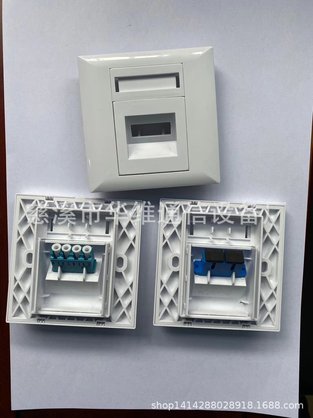 86型SC双 LC四光纤面板