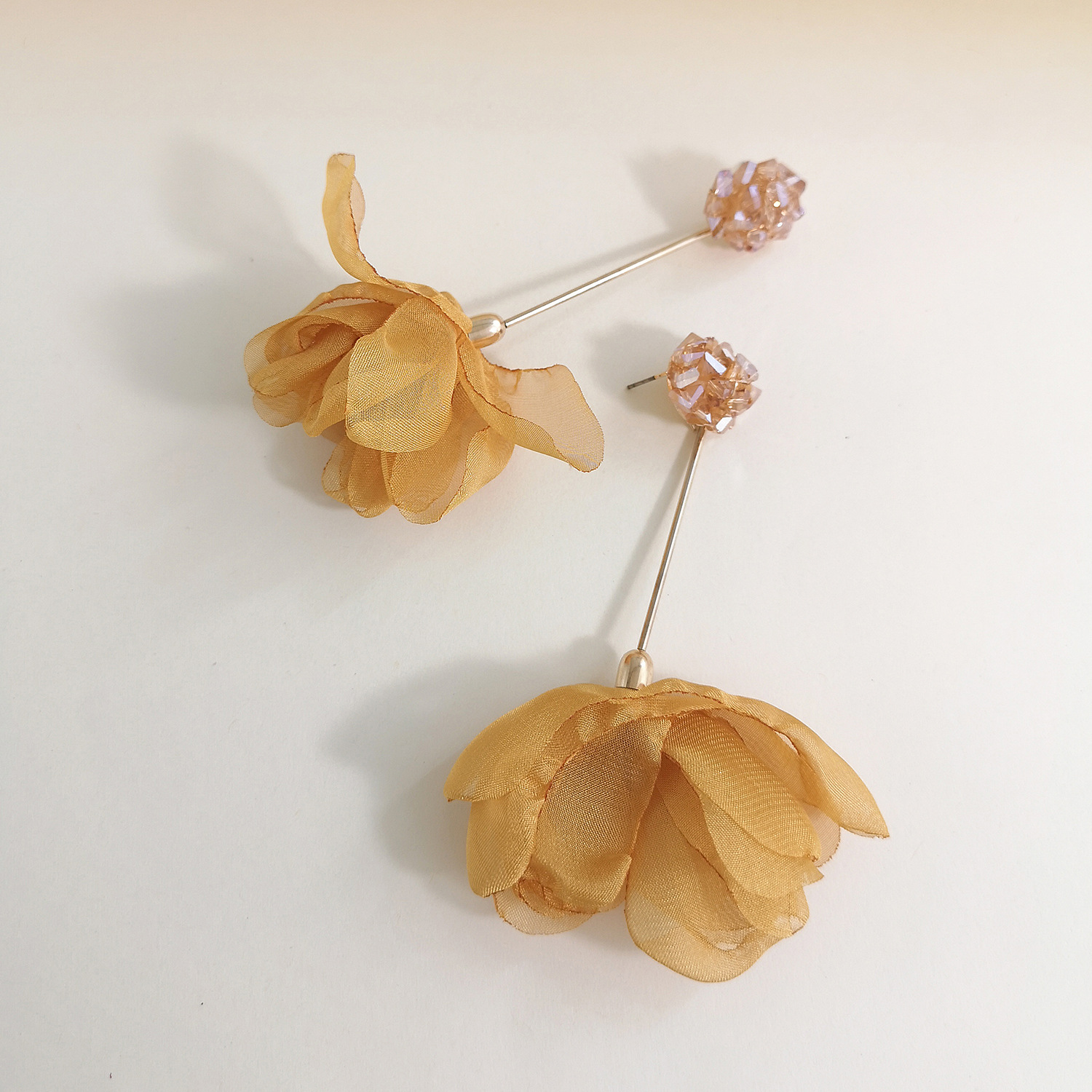 54061 Japanische Und Koreanische Original Retro Einfache Ohrringe Blüten Blätter Ohrringe Persönlichkeit Super Fairy All-match Ohrringe Lange Ohrringe Frauen display picture 4