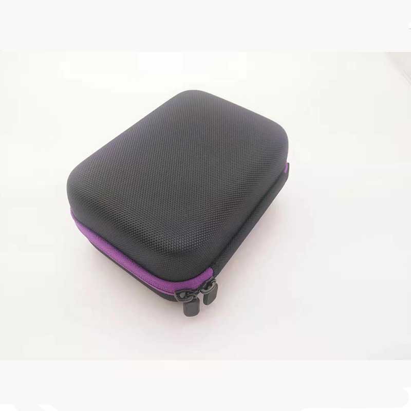 Bolsa portátil de aceite esencial Bolsa de almacenamiento de aceite esencial de rejilla 12 5ml10ml15ml bolsa de acabado de almacenamiento de botella de aceite esencial Eva caja de aceite esencial