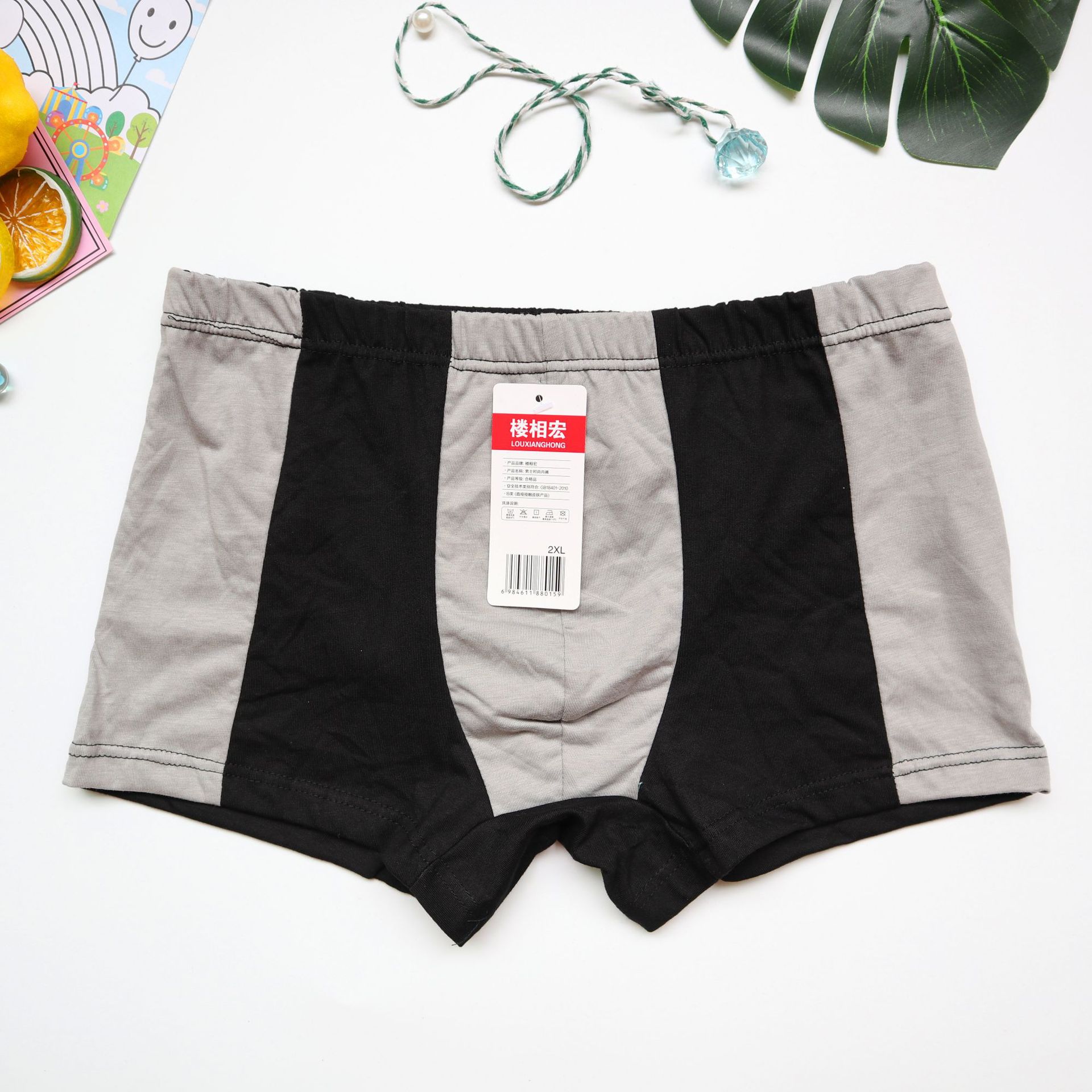 Manufactor Selling man Cotton Large Color matching motion Boxer Elastic force ventilation Easy Four shorts Stall