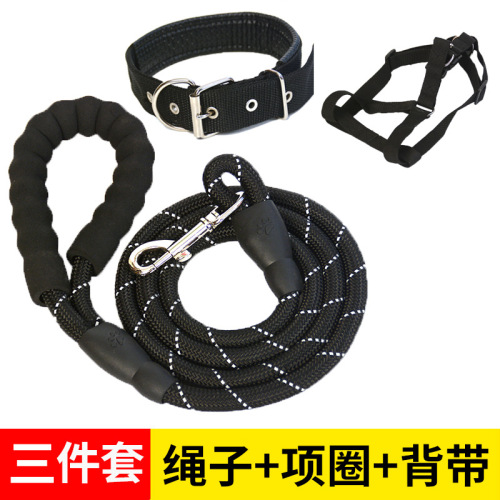 Nylon No-Leash Dog Leash Pet Supply Leash Manufacturer Small, Medium, and Large Pet Dog Chains
