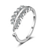 Fresh fashionable ring, zirconium, universal adjustable jewelry, Japanese and Korean, simple and elegant design