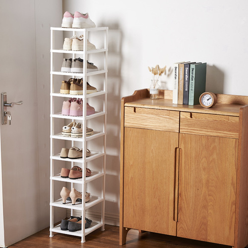 Manufacturer wholesale modern simple ten-layer shoe rack creative multi-layer combination shoe rack household plastic storage rack dropshipping