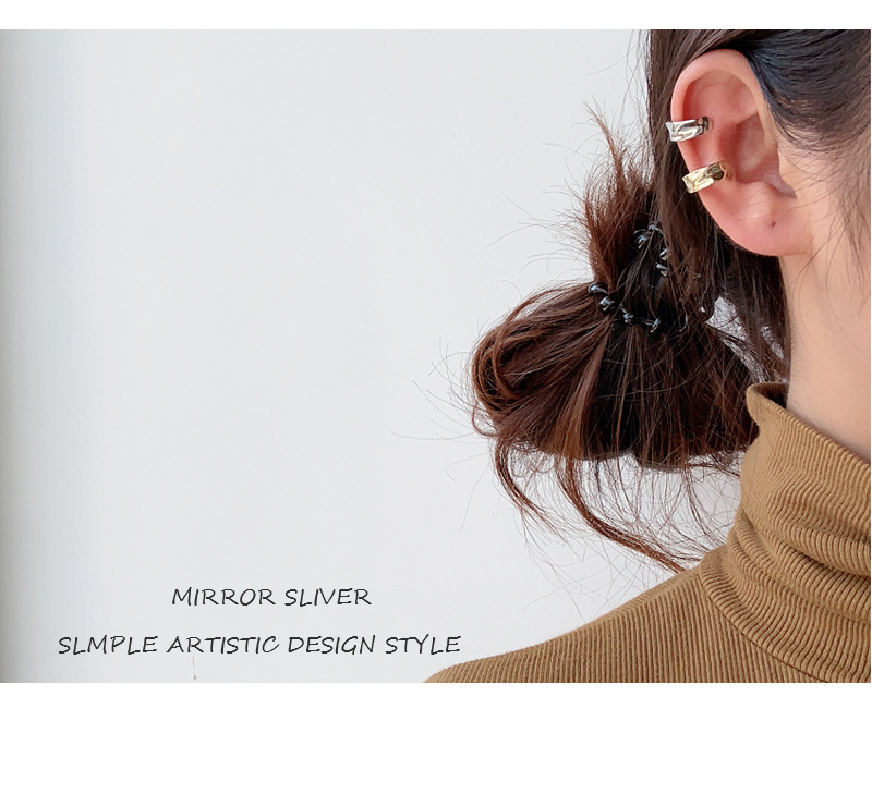5g Weight Ear clips Classification 1 Piece Quantity Daily Occasion 925 Sterling Silver Material C Shape Pattern Women'S Gender Plating Design Simple Style Style 1 Piece 925 Sterling Silver C Shape Ear Clips 5