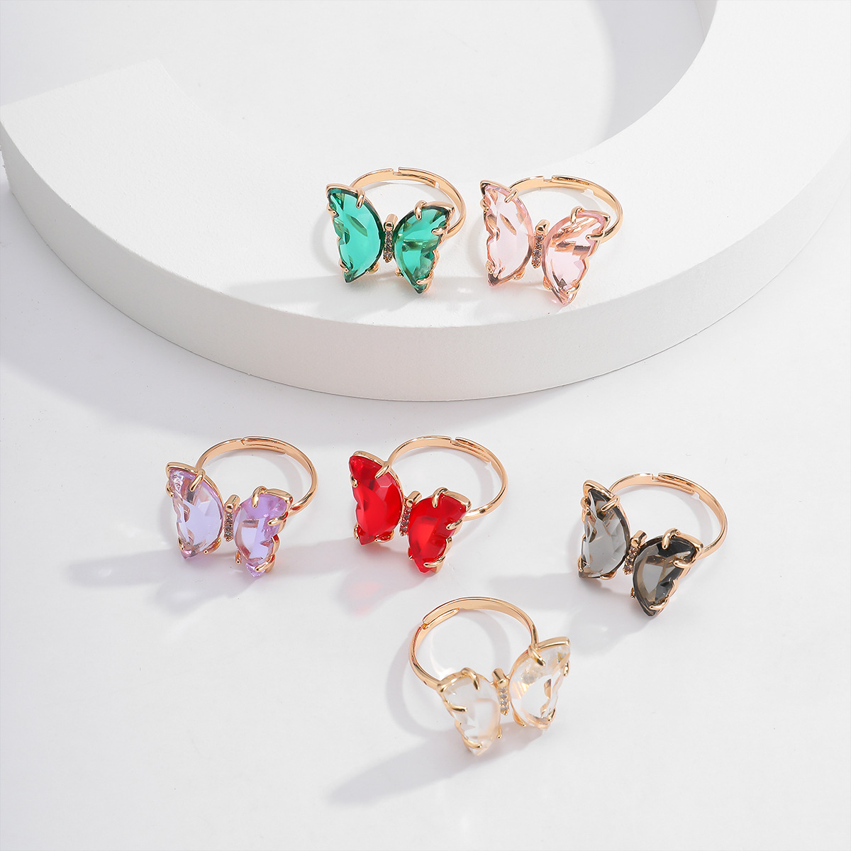 Fashion Autumn New Acrylic Simple Butterfly Earrings For Women Wholesale display picture 13