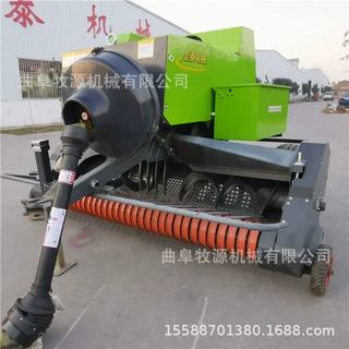 行唐方捆稻草打捆机 方捆玉米秸秆打捆机 行走式方捆捡拾打捆机