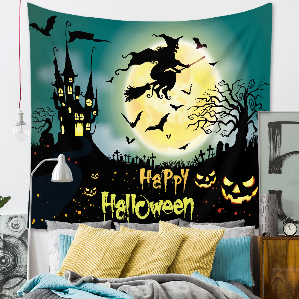 Halloween Chambre Décoration Murale Fond Tissu Tissu Peinture Tapisserie En Gros Nihaojewelry display picture 50