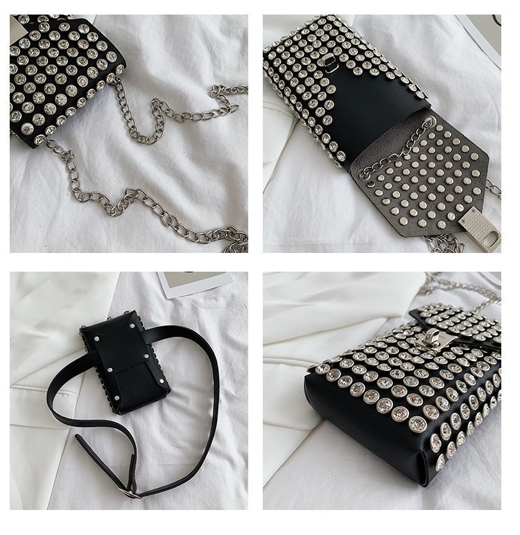 Nueva Moda Mini Bolso De Mensajero Retro De Hombro De Diamantes display picture 21