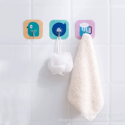 C-powerful без следа паста мультфильм связывающая кухня toilet дверь полотенце липкая крючок гвозь - без одежды волшебный крючок 0.006