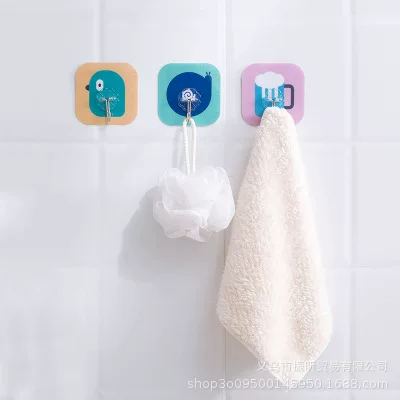 C-powerful без следа паста мультфильм связывающая кухня toilet дверь полотенце липкая крючок гвозь - без одежды волшебный крючок 0.006