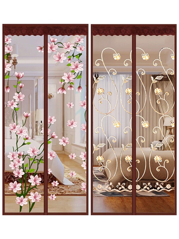 Fuya Summer Velcro Style Anti-Mosquito and Anti-Fly Screen Door Curtain Encrypted Magnetic Screen Door Screen Window Home Punch-Free Fuya Summer Velcro Style Anti-Mosquito and Anti-Fly Screen Door Curtain Encrypted Magnetic Screen Door Screen Window Home Punch-Free