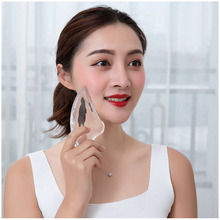廠家直銷日本3d瘦臉美容淋巴面部按摩疏通v臉神器水晶刮痧板