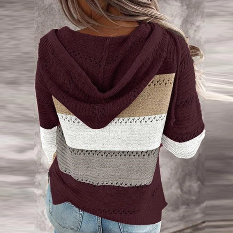 new zipper hooded long-sleeved sweater NSFM59019