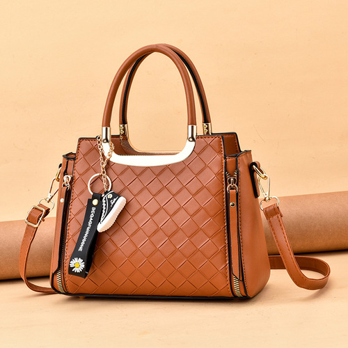 2020 new style women's bag Korean trendy shoulder bag fashionable popular internet celebrity woven crossbody handbag