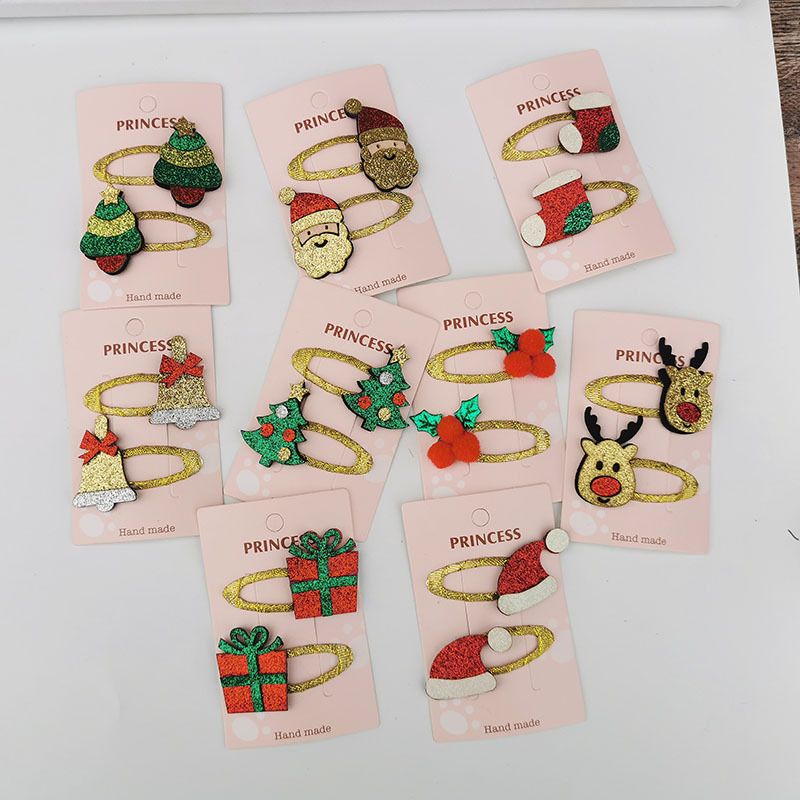 Festival Occasion Christmas Cute Women'S Cartoon Character Hair Clip