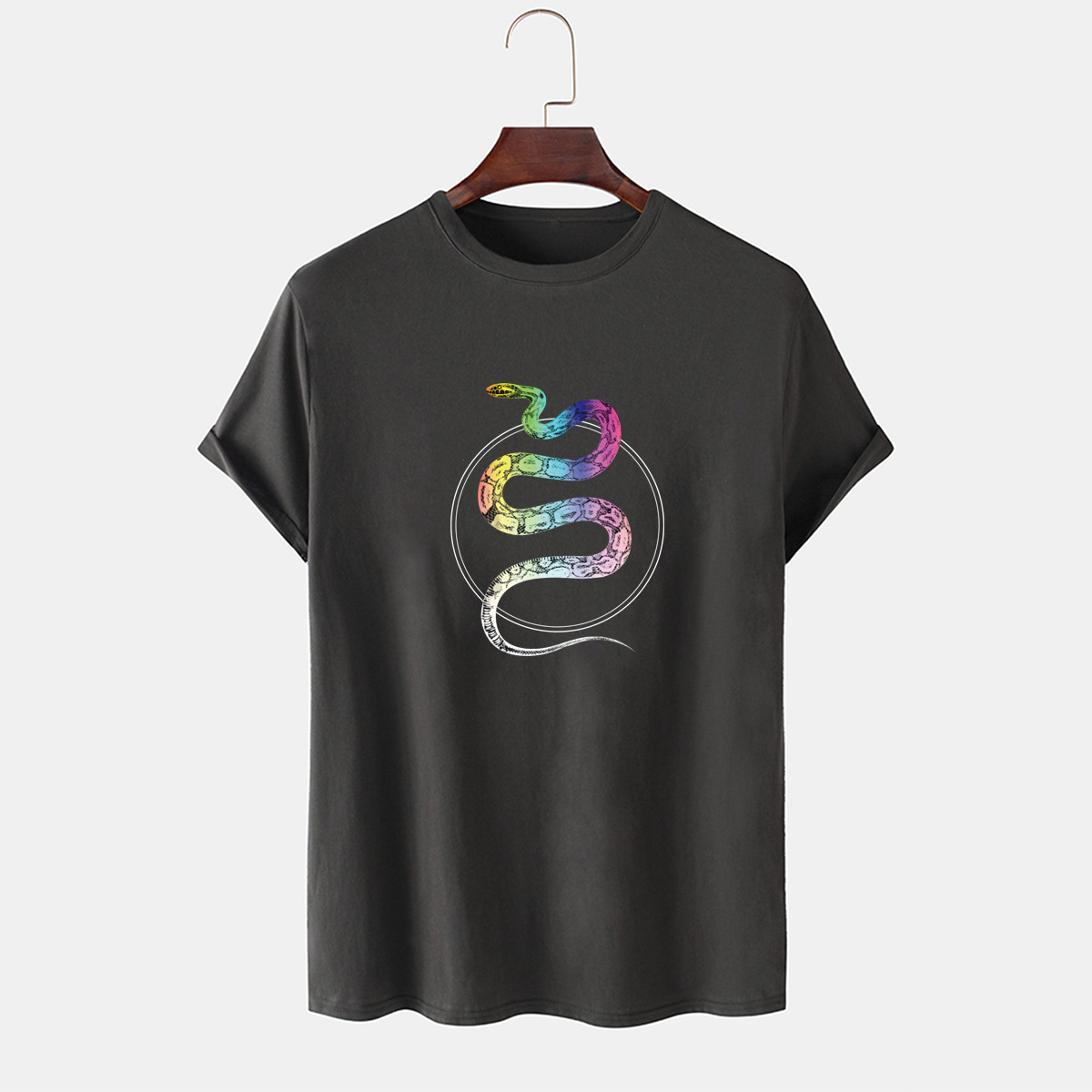 dragon element short-sleeved printed t-shirt NSSN13843