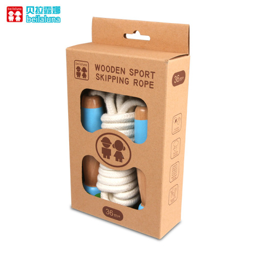 儿童木制跳绳体育专用幼儿园小学生初中生健身类玩具厂家直销批发