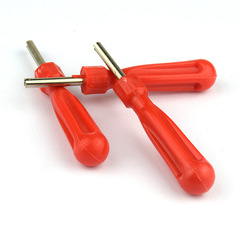 Car valve core installation and removal tool, valve stem tightening tool, screwdriver, wrench, tire single head wrench
