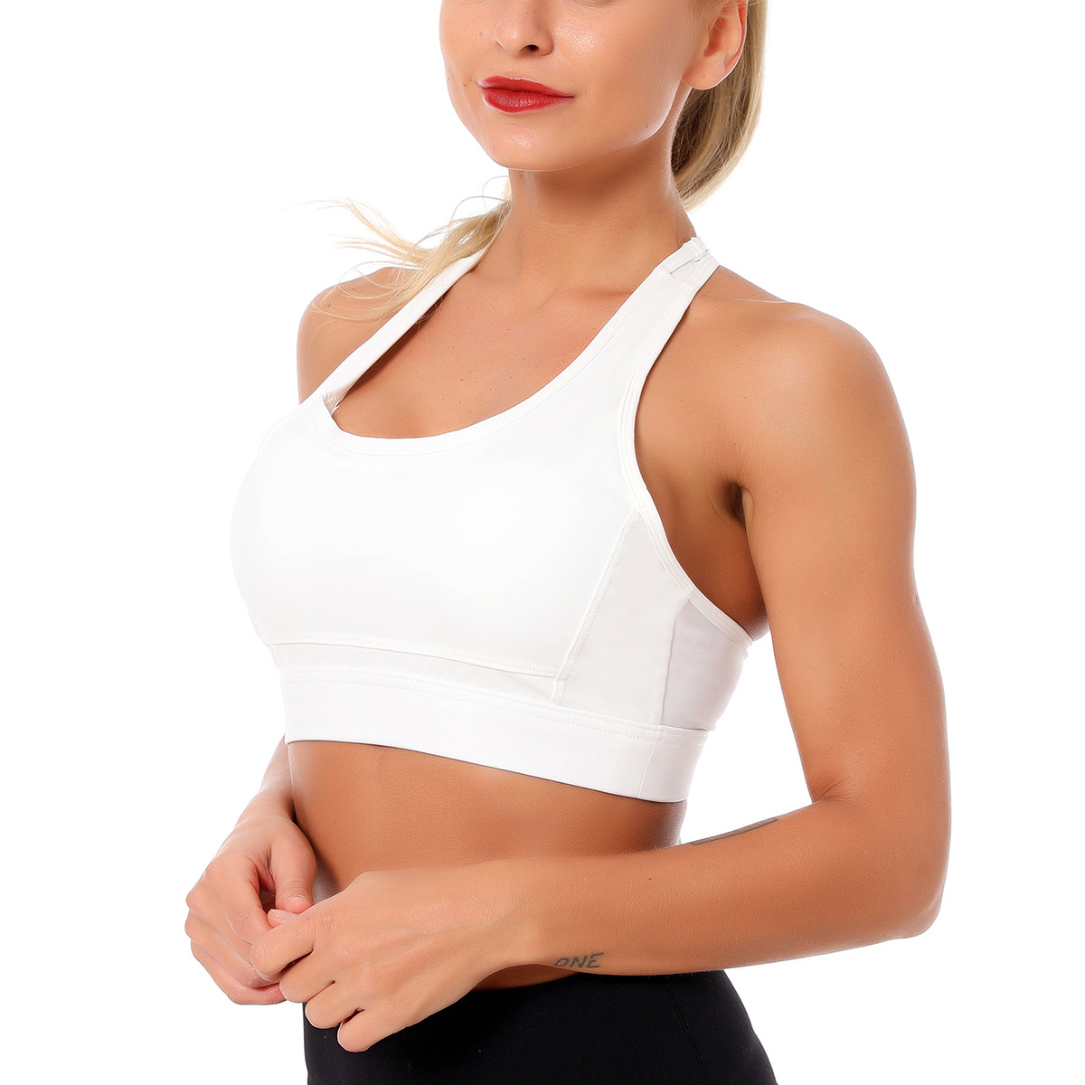 Light support cut out back sports bra NSNS47332