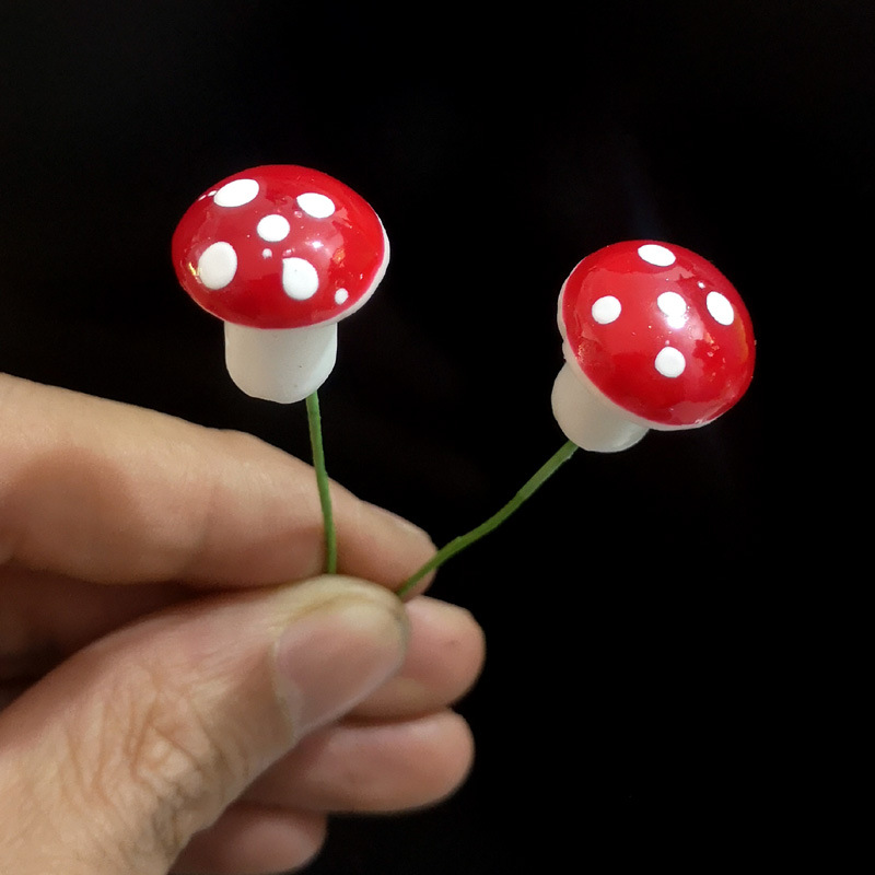 Pastoral Mushroom Plastic Artificial Decorations display picture 5