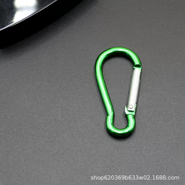 No. 5 4.0 wire diameter gourd-type carabiner aluminum alloy outdoor buckle water bottle multi-function buckle quick hanging